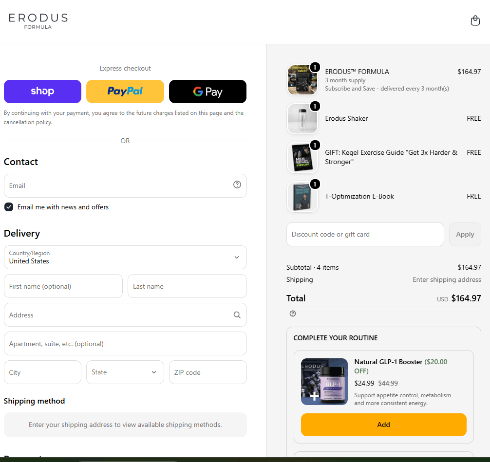 Erodus -Secure-Checkout